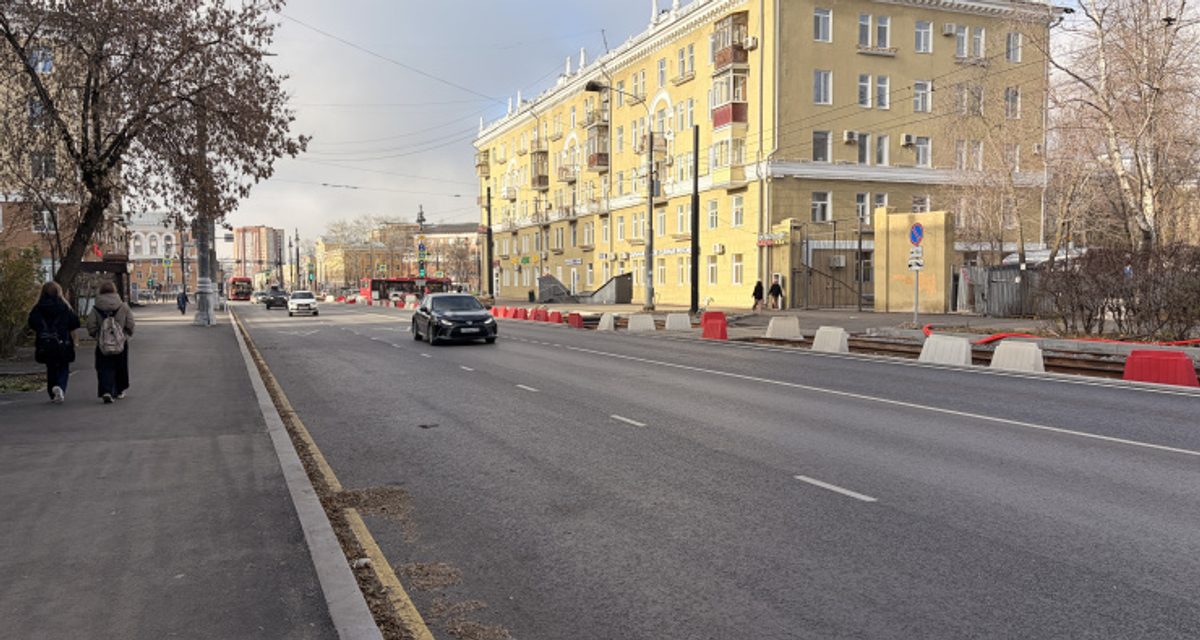 В Перми отремонтировали улицы Космонавта Леонова и Белинского — у Леонова стало больше парковок