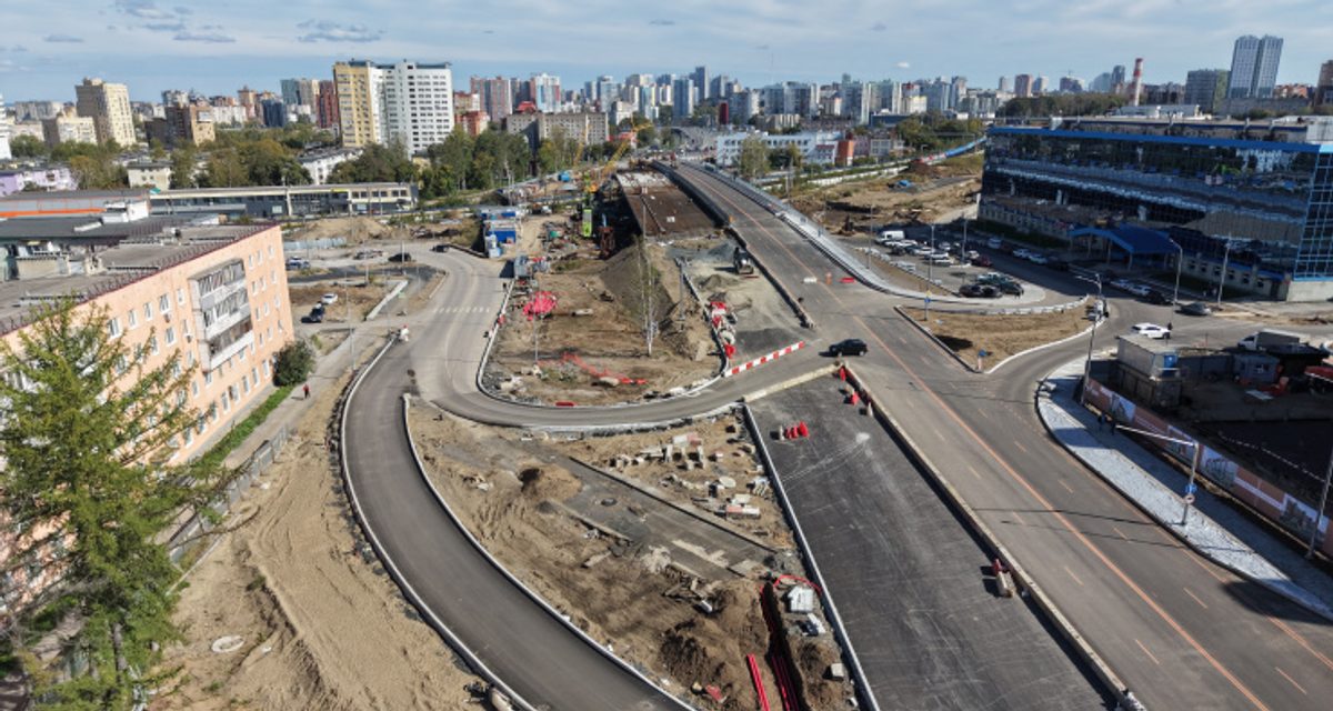 В Перми 10 сентября откроют четыре полосы на путепроводе у «Мориона»